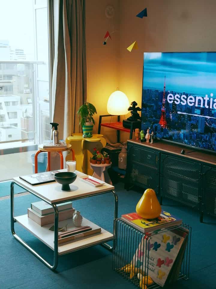 心地よい週末 💛❤️💙

#Vitra #tokyo
#akari
#リビングルーム