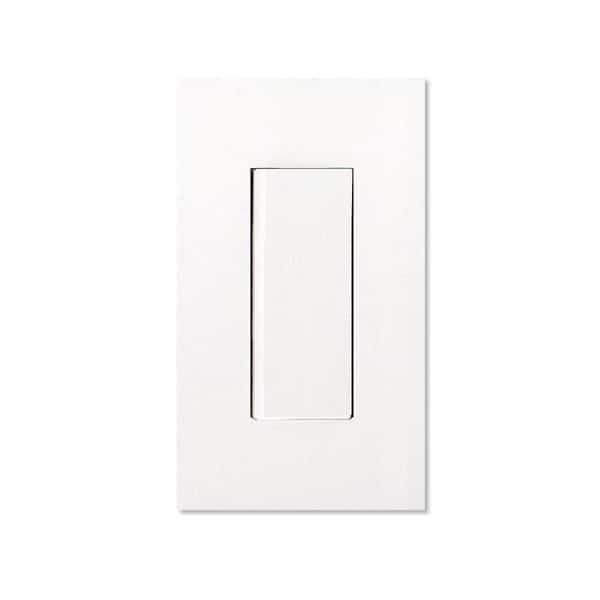 NKスイッチ・コンセントカバー+3路スイッチシングルセット ホワイトセット