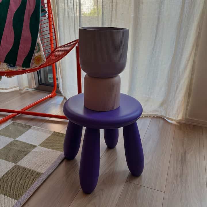 鉢カバーをがっちゃんこさせて新しい鉢カバーを生み出しました🌱IKEAだらけ……
#IKEA #IKEAhack #IKEAハック #DIY #鉢カバー #カラフル #カラフルなインテリア #観葉植物 