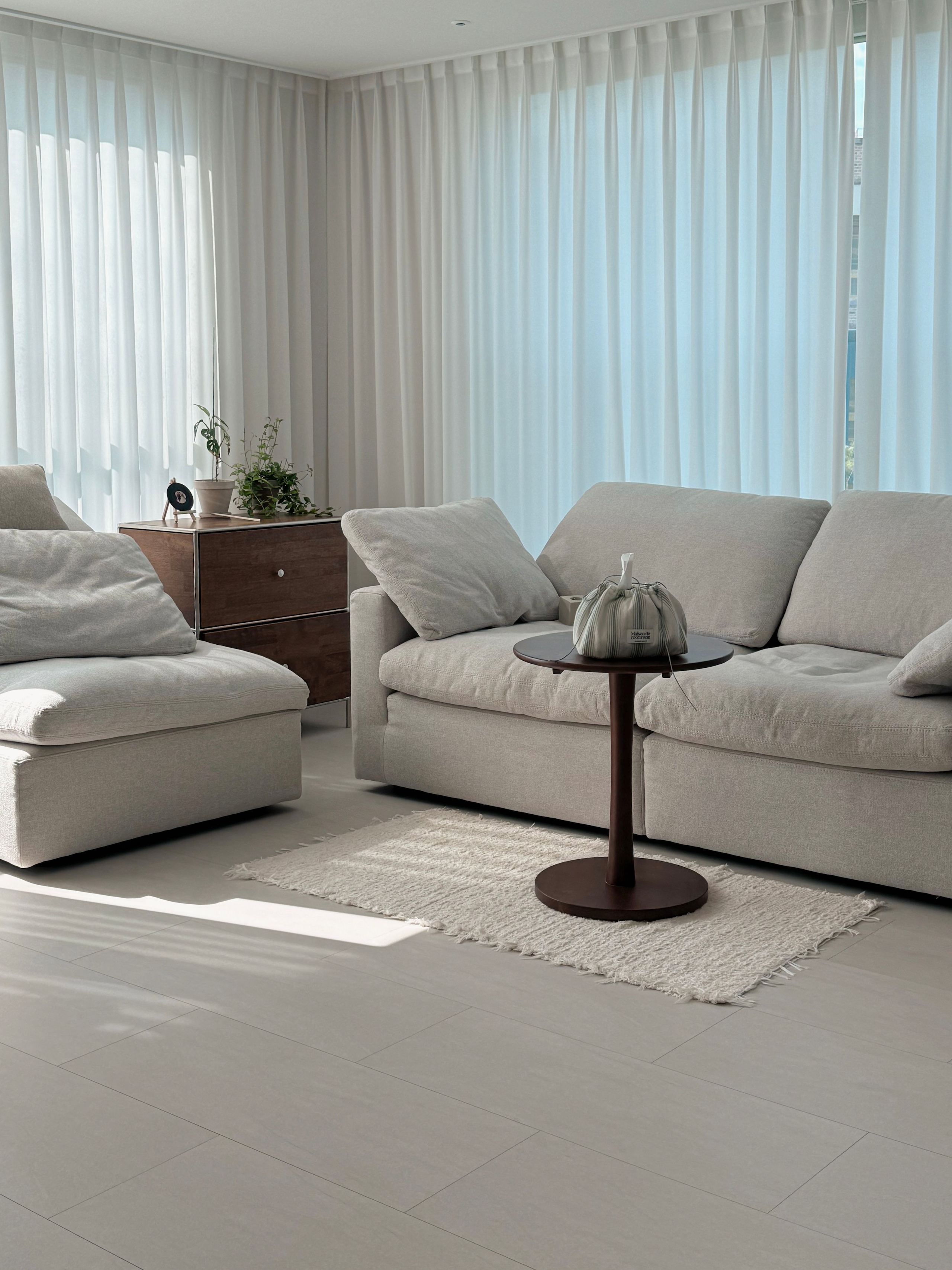 Lingling Paradise Striped Cotton Tissue Box Cover user photo