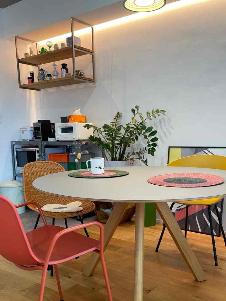 ダイニングが明るいことが1番大事☝️
#ダイニングテーブル #ダイニングインテリア 