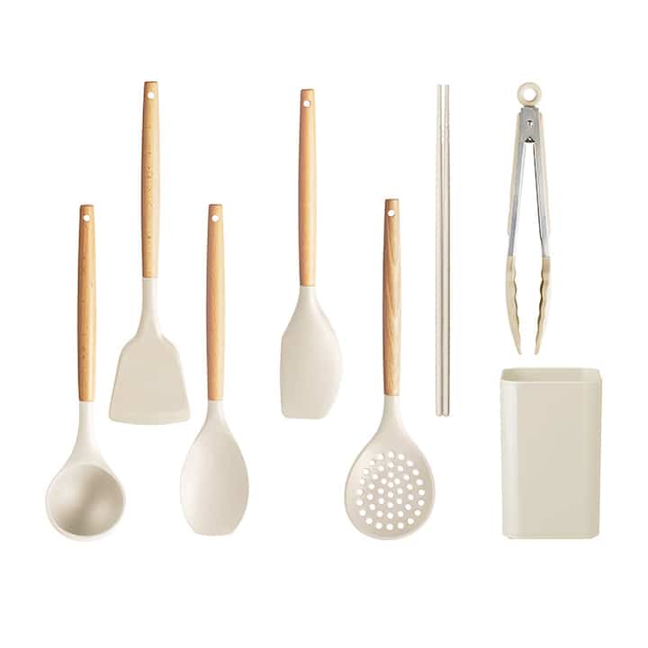 キッチンツール 7点セット スタンド付き［2色・2種］
