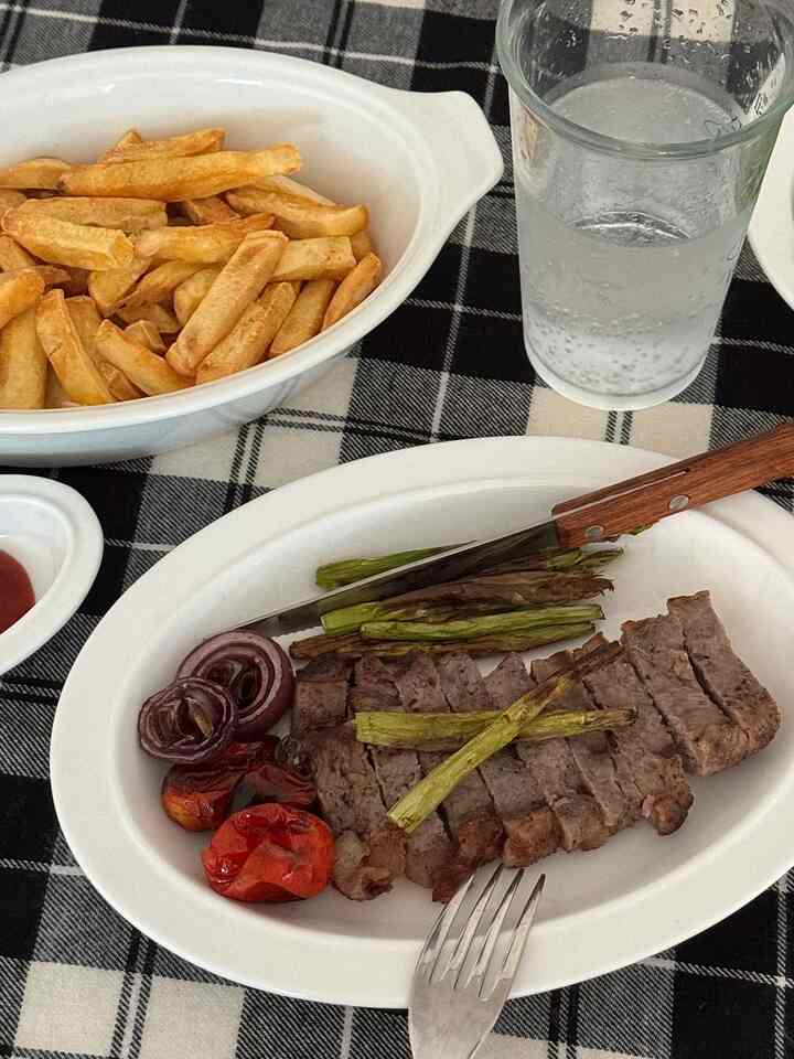 ホームBBQ -  #닌자에어프라이어 #닌자에어그릴 #에어프라이어 #에어그릴 #에어프라이어요리 #에어프라이어레시피 #샤크닌자 #에어프라이어추천 #에어그릴추천 #SHARKNINJA #스테이크 #홈브런치 #브런치 #감자튀김 #가니쉬  #홈쿡 #홈쿡스타그램 #요리 #온더테이블 #요리스타그램 
