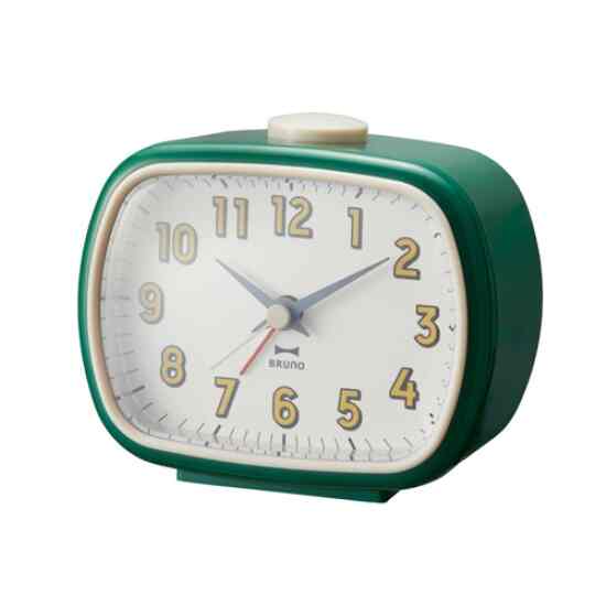 レトロスクエアアラームクロック［4色］