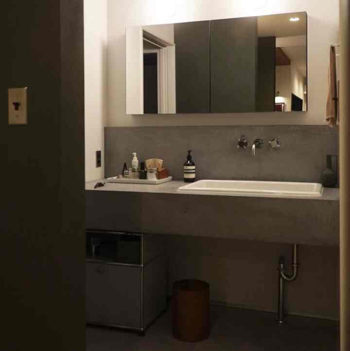 モールテックス造作洗面🫧

#モールテックス #洗面
#造作洗面 #洗面インテリア