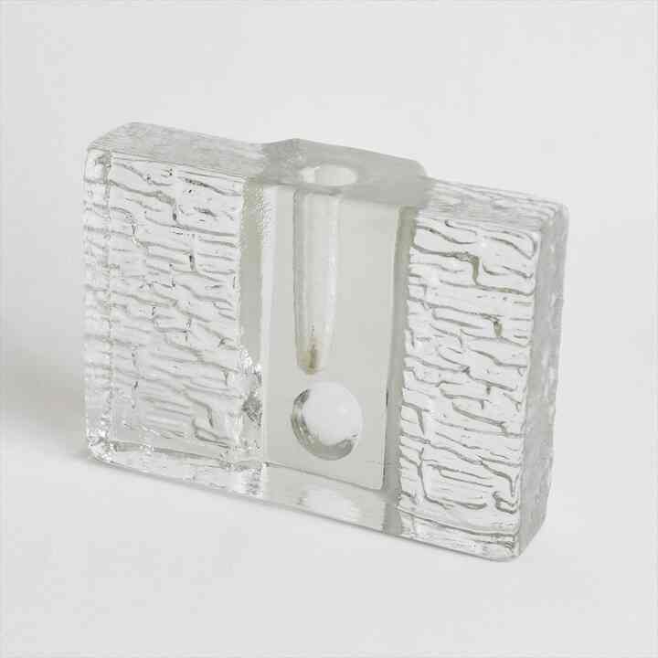 1960～70年代西ドイツWalther Glas Vase OP ART WIDE（西ドイツ）