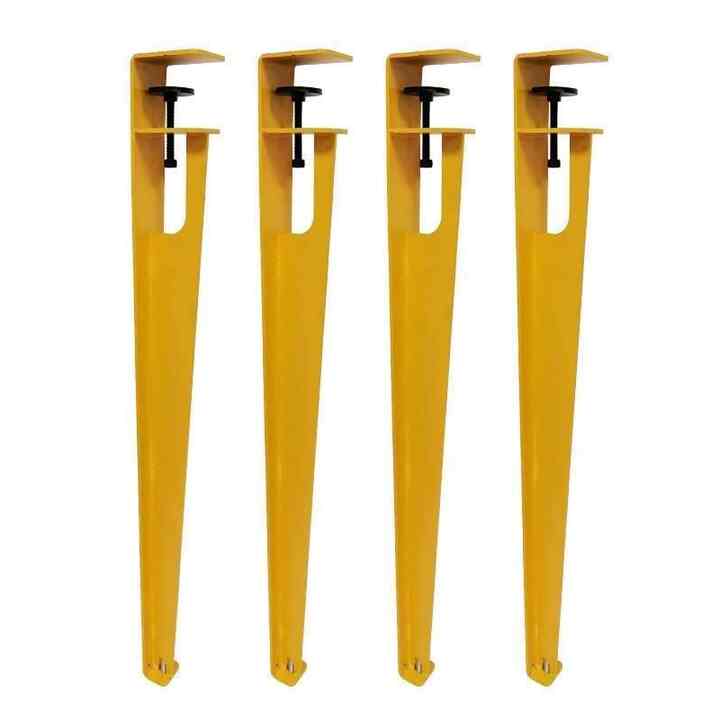 4本セット家具 テーブル脚 金属製の家具の脚
