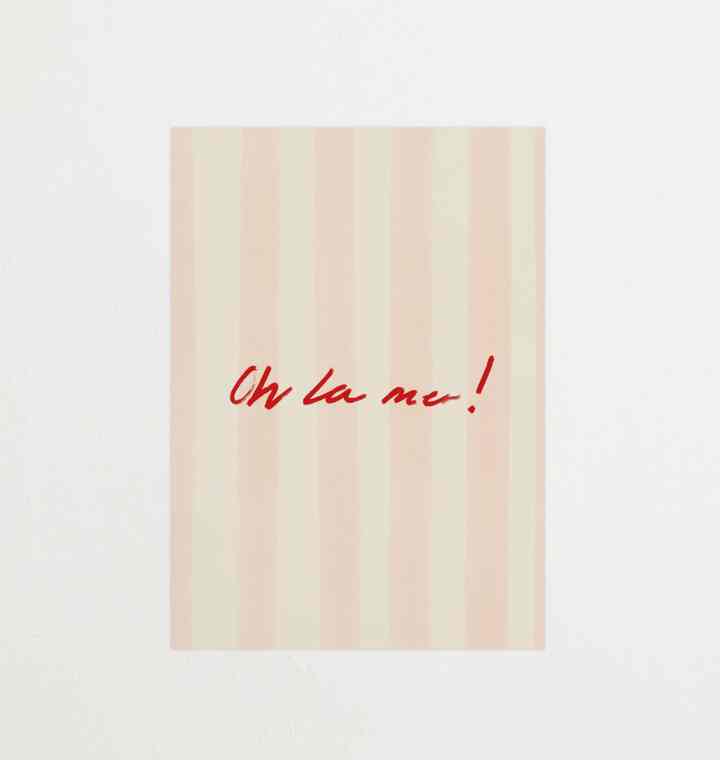 Oh la mer / Anna Johansson ポスター