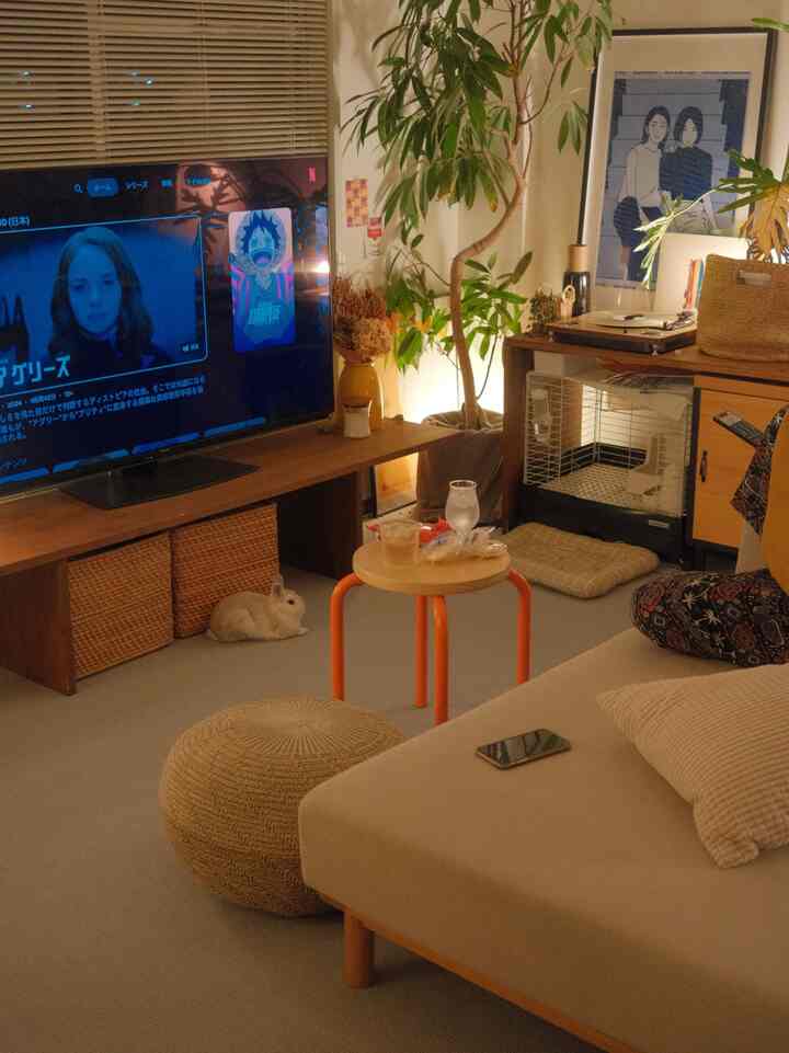 waktu bahagia di malam hari

#Malam #リビング #ソファ
#TV #ナチュラル #DIY