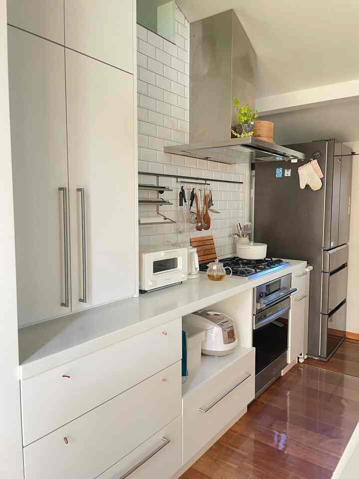 #BALMUDA
#キッチン 
#キッチン収納 
#キッチンプチリフォーム