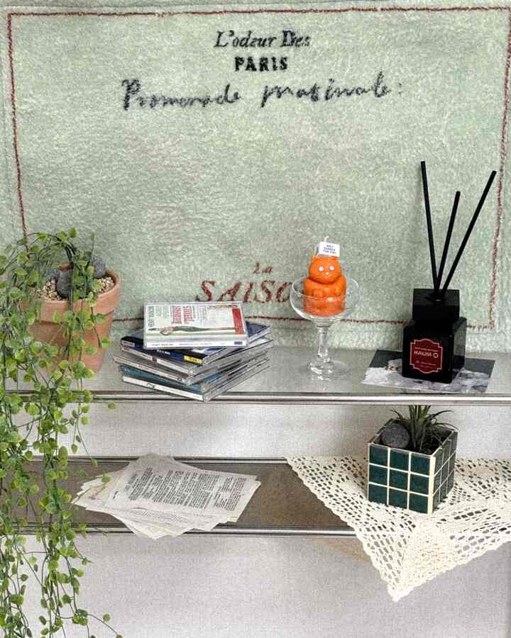 にゃんこ オブジェ キャンドル［3色］を使ったコーディネート 3