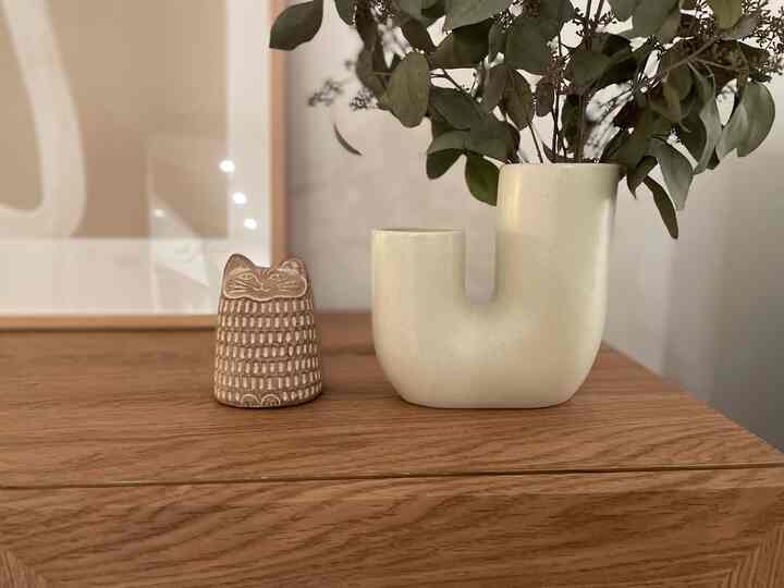 #猫のオブジェ
#置物
#北欧
#ポポラス