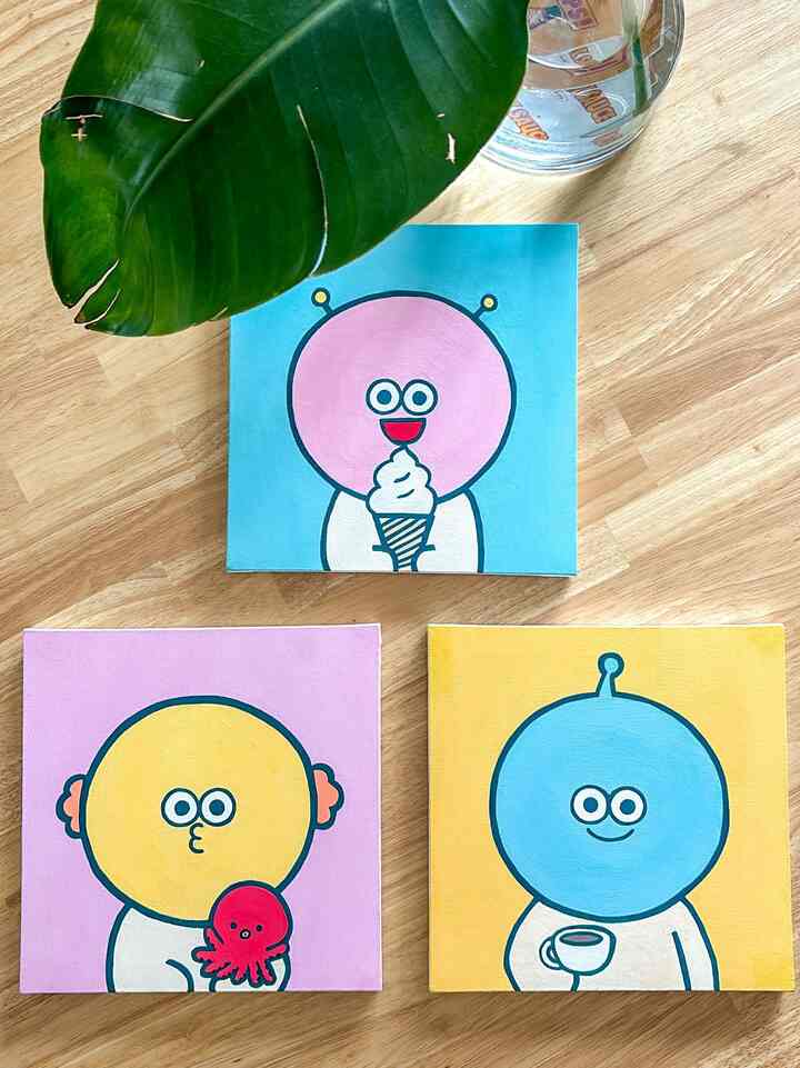 #インテリア #イラスト #フラワーベース #イラストボート