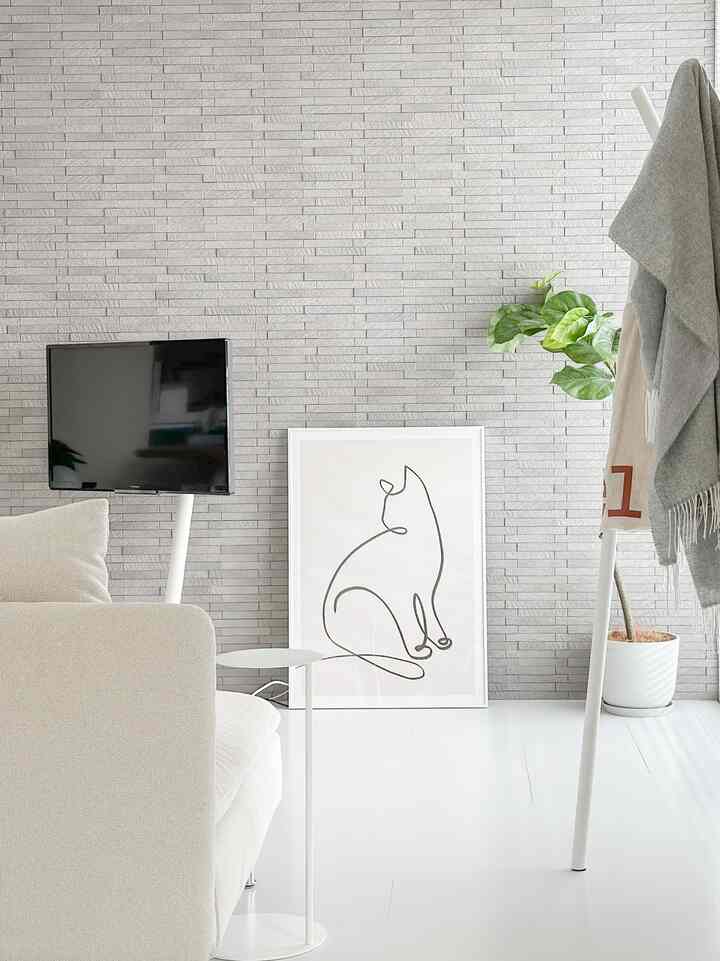 ワークスペースから見た景色
#interior #whiteinterior #インテリア #ホワイトインテリア #韓国インテリア #モノトーンインテリア #IKEA #HAY #KANADEMONO 