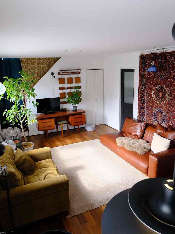 #ムートンラグ #スツール60