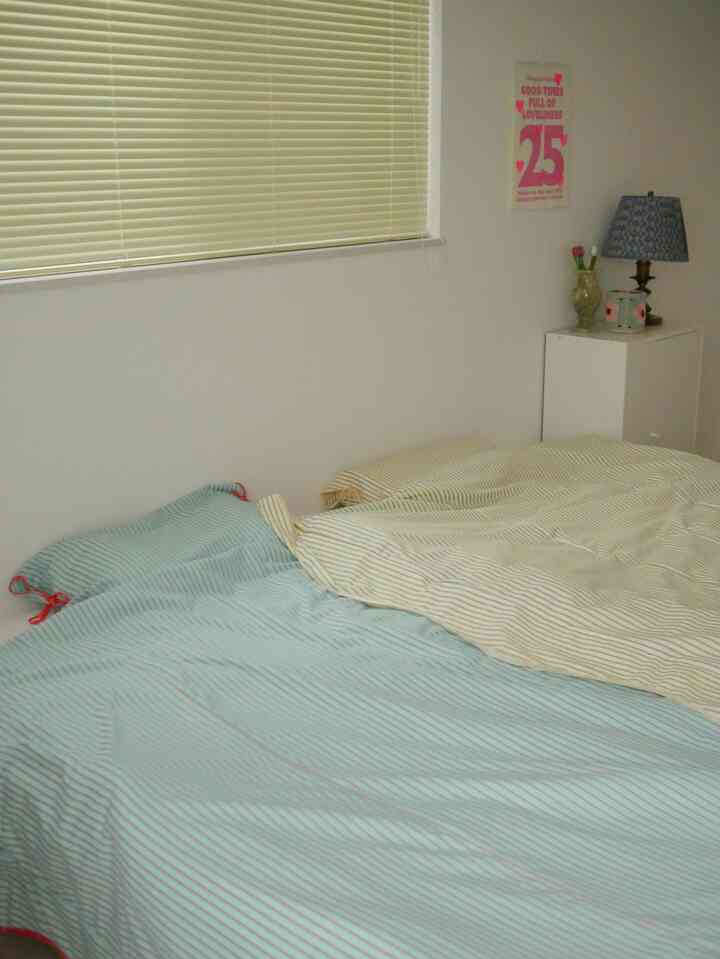 寝室🛏️PRでいただいたCasselini HOMEの布団カバーor HAYの布団カバーをローテーションしてます😪寝室はシンプルな方が好きなので、これ以上物は増やさないようにしたいなと思ってます🙂‍↕️

#建売住宅 #建売 #カラフルインテリア #colorfulhome #寝室 #ベッドインテリア #布団カバー #ベッドリネン