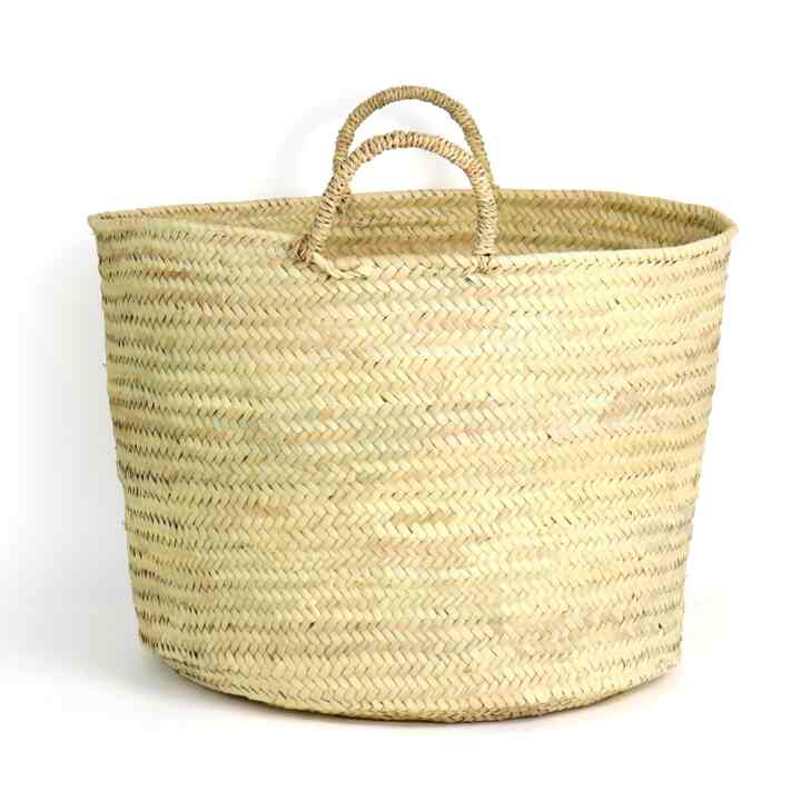 椰子ずん胴ランドリーカゴ