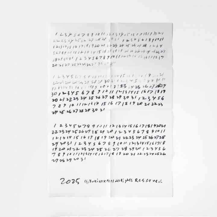 Yuki MIKAMI Calendar 2025