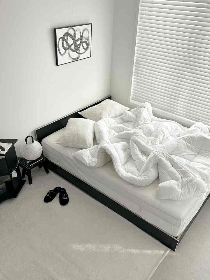 鼻先とつま先がシリンシーズンが戻ってきています。月東準備していますか？寒さに脆弱な私はすでにボイラーも回して電気張版も取り出しました。 

アレルギーケアになる極細糸布団があればいいと思っていましたが、ついにヌビジオでスルリックアレルギーケアが発熱極細糸の羽毛布団を送ってくれました。極細サイブルをカバーしたいのですが、アレルギーケアは探すのが難しく、一般の羽毛布団を覆っていたのです。 

超高密度特殊高温ウォッシングでアレルギーケア生地前面と高重量プラネル極細糸で、ふわふわと柔らかさを維持してくれる裏面の組み合わせで、睡眠時間を通して居心地がよく暖かく保ちます。

私の体の熱を吸収して自ら熱を発生させる新素材グラフェン綿を使用したそうです。寝るとずっと温もりが暖かく眠りにつくことができます。撮影するのがとてもふわふわしてスルリュック眠ってしまったことがありますよね。 🥹

厚くて軽くて四角いヌービームで綿束なしで安定感よく使用可能です。普通の羽毛布団より少し大きくてゆったりと作り、より快適なトンボを感じることができます。 

商品情報は写真にタグ付けされています^^

  #이불 #겨울이불 #극세사이불 #스르륵 #월동준비 #극세사차렵이불 #겨울침구 #겨울이불세트 #베딩 #겨울테리어 #겨울인테리어 #침실인테리어 #모노톤인테리어 #블랙앤화이트인테리어 #bedding #bedroom #roomdecor #roominspiration 