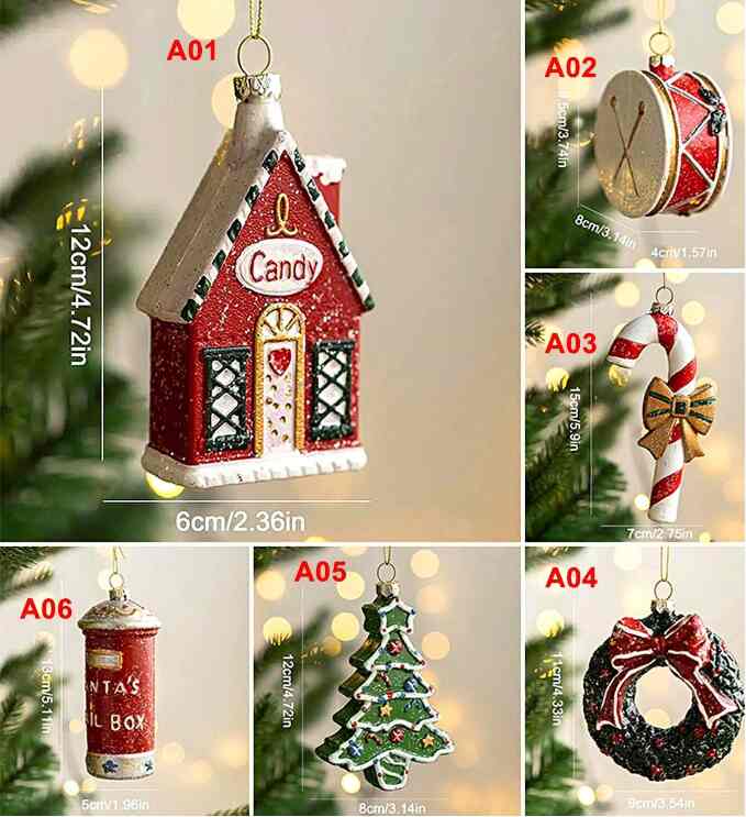 フェスティバル クリスマスツリー ペンダント［6種］