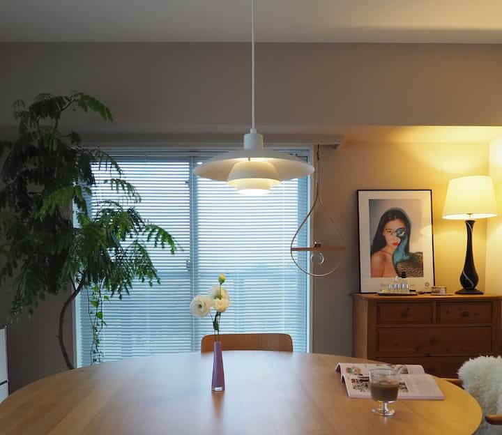 太陽の光が降り注ぐ気持ちの良い快晴もスッキリして大好きだけど、この曇り空混じる薄明かりも悪くない。
朝より夕方、太陽より月に惹かれるのと似た感覚かも？😶‍🌫️

#interiordesign #観葉植物 #ライフスタイル #cozyroom #部屋づくり #おしゃれな部屋 #リビングアート #ホームスタイリング #手作りインテリア #ナチュラルホーム #エバーフレッシュ