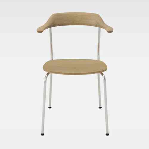 HIROSHIMA アームチェア（スタッキング・板座）