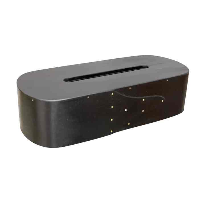 ティッシュケース ソード型 ブラック