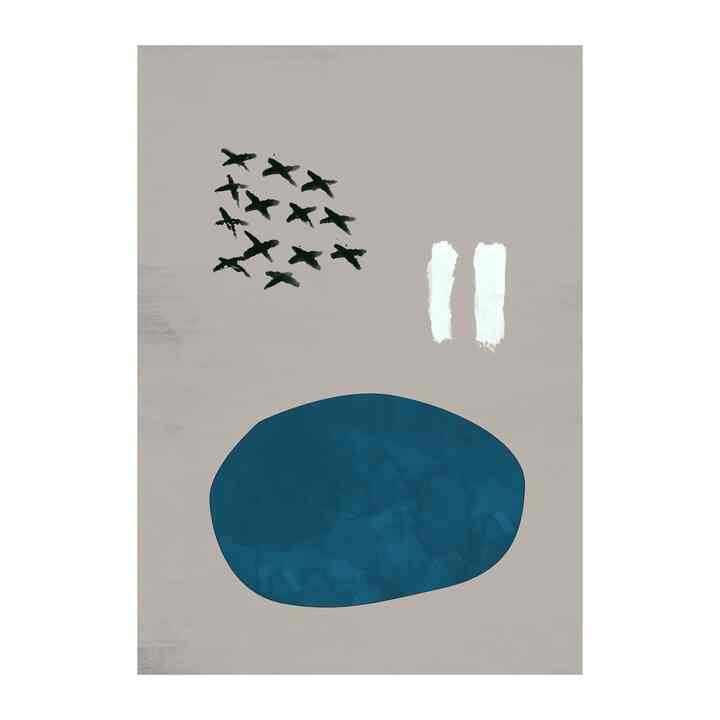 フィンランドの湖 / I054 / 北欧ポスター