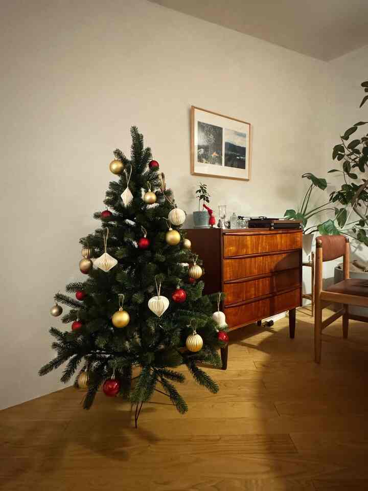 初めてのクリスマスツリー🎄　飾るのも楽しい、オーナメント凝りたくなる気持ちがわかってきた😌 #クリスマスツリー #クリスマス #オーナメント #Christmas #Christmastree #グローバルトレード