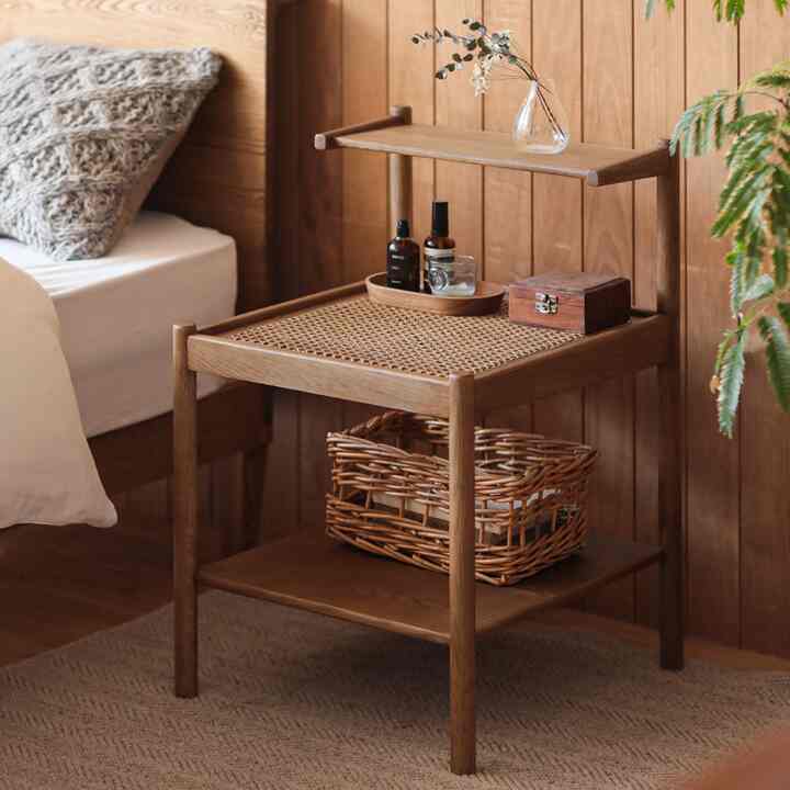 ナイトテーブル RattanMix