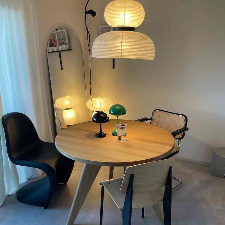 ヒヤシンス水耕栽培のある生活
#vitra #andtradition #flos #louispoulsun