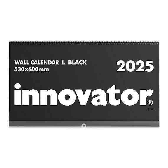 カレンダー壁掛＜L＞ 黒 ブラック 2025