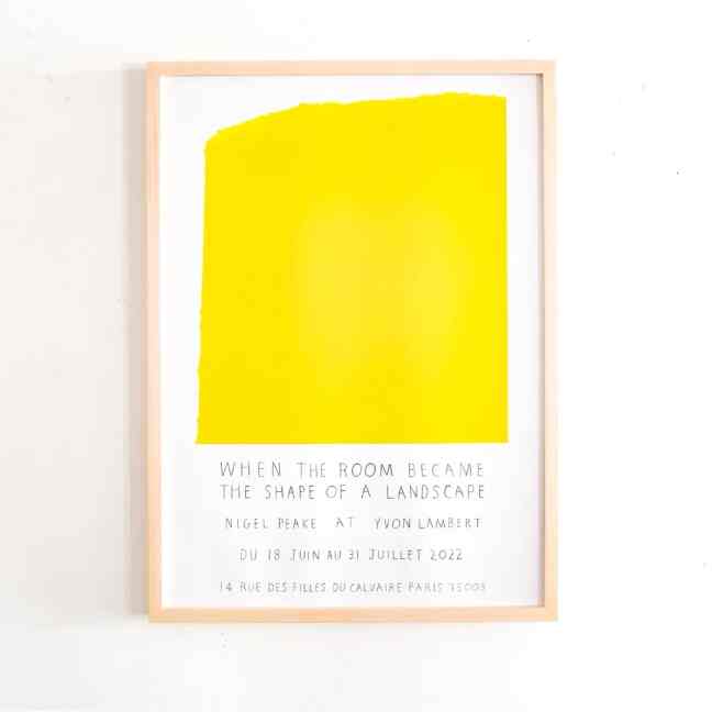 Nigel Peake: When the room became the shape of a landscape ポスター