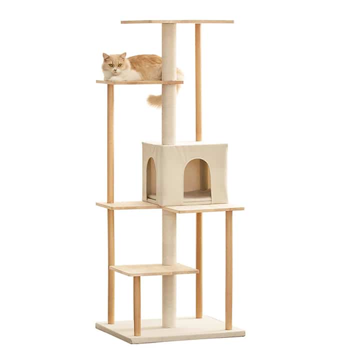 キャットタワー WS7000シリーズ 高さ160cm［3色］