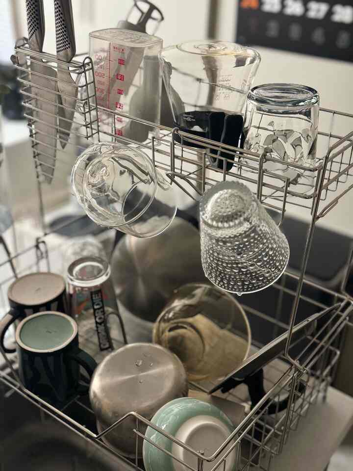 キッチンスペース🍽️
　
#キッチンスペース #キッチン #水切りラック #収納 