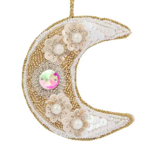 ビーズオーナメント ムーン