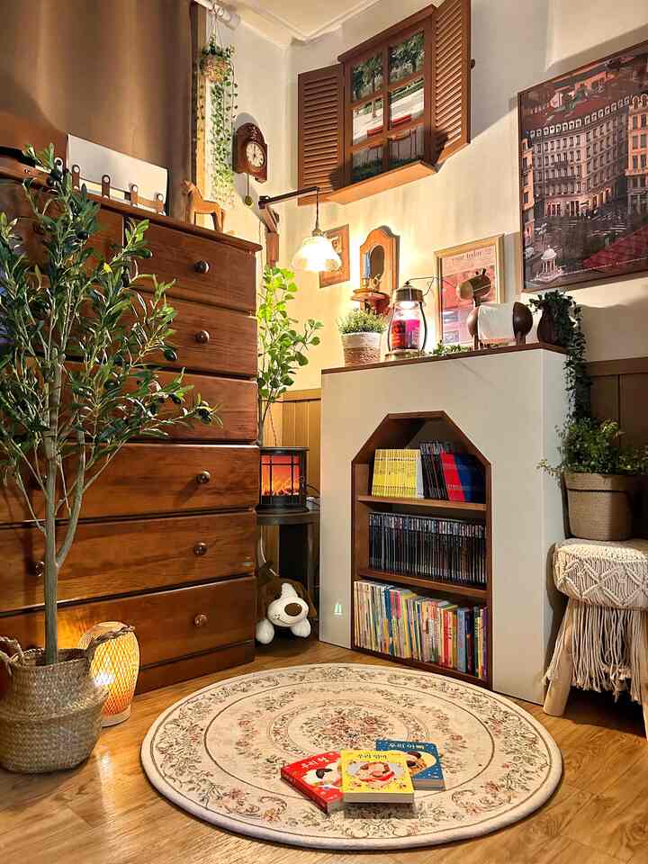 アイレットタイプ 遮光カーテン 2枚セット［10色・8サイズ］を使ったコーディネート 3