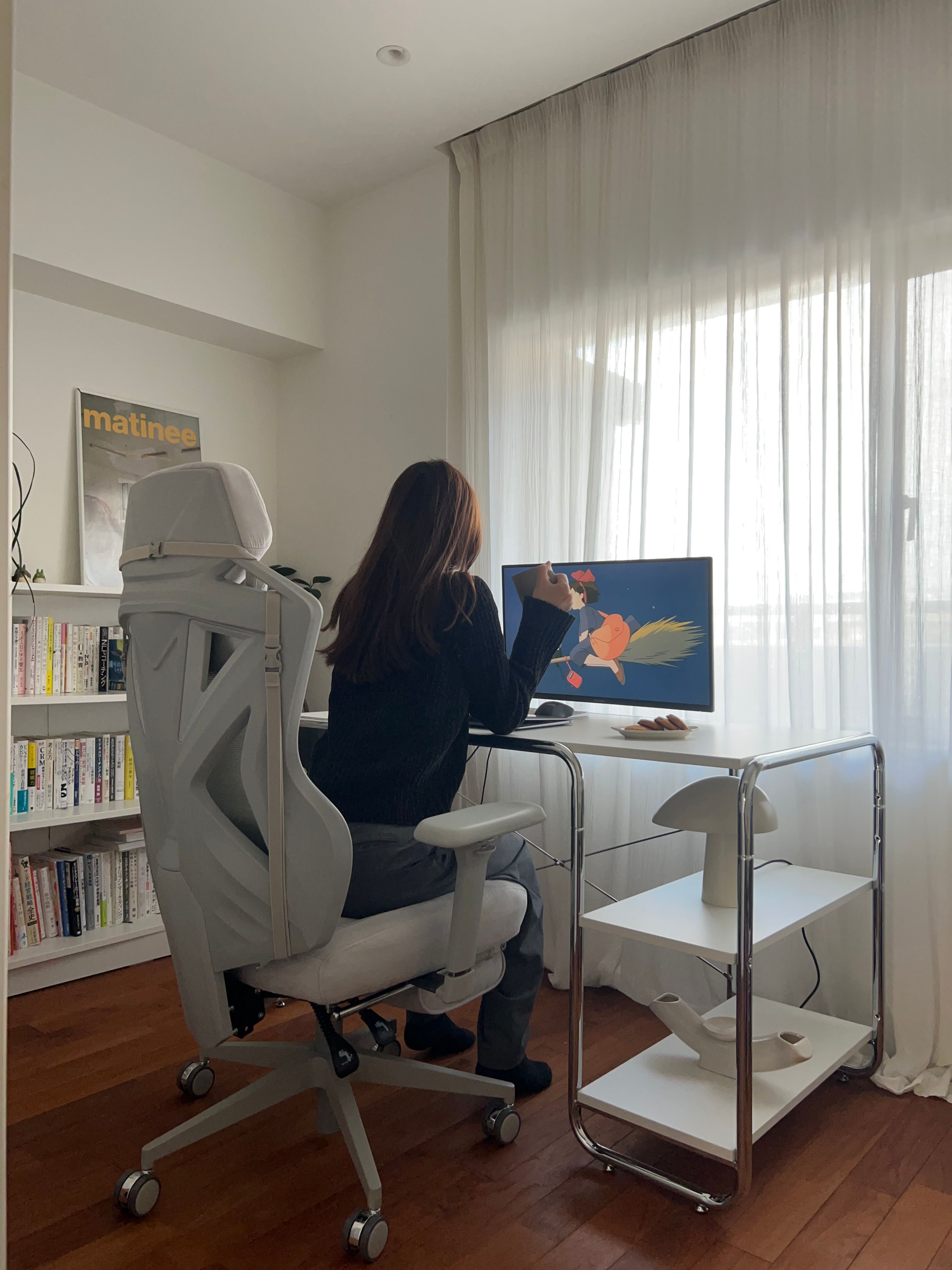 LIVING HIP SOCIAL ミッドセンチュリーモダン デスク A 120㎝［2色