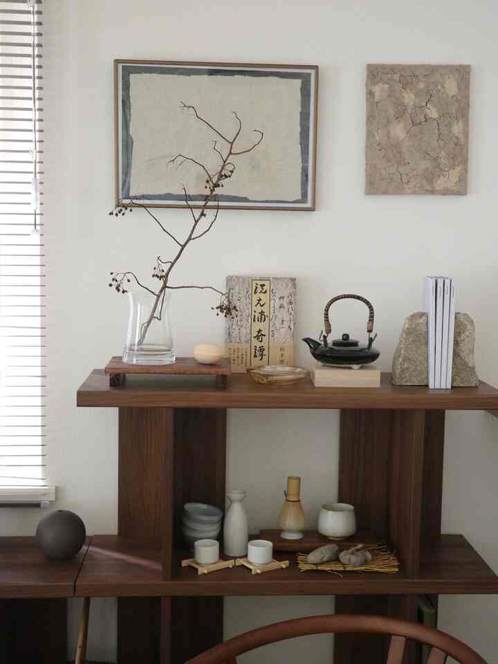 Ruang perkakas teh favorit saya di ruang tamu 🍃
#Hidup #リビング小物 #茶器 #和モダン #和風モダン