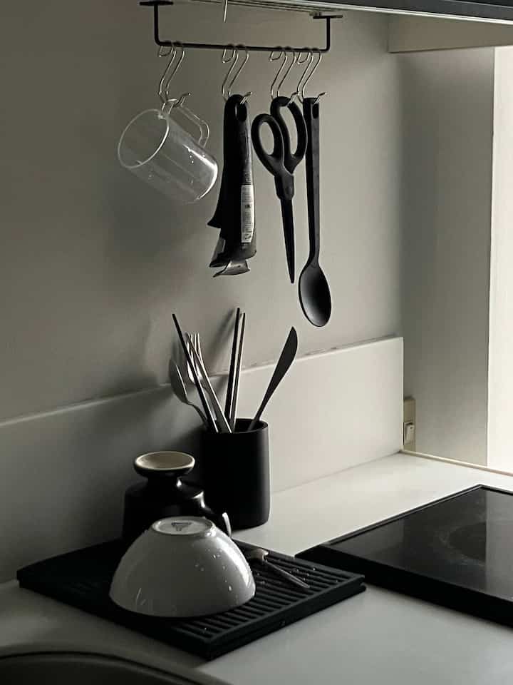 キッチンでもモノトーンのアイテムを使っています！

#ikea #ZARAHOME 