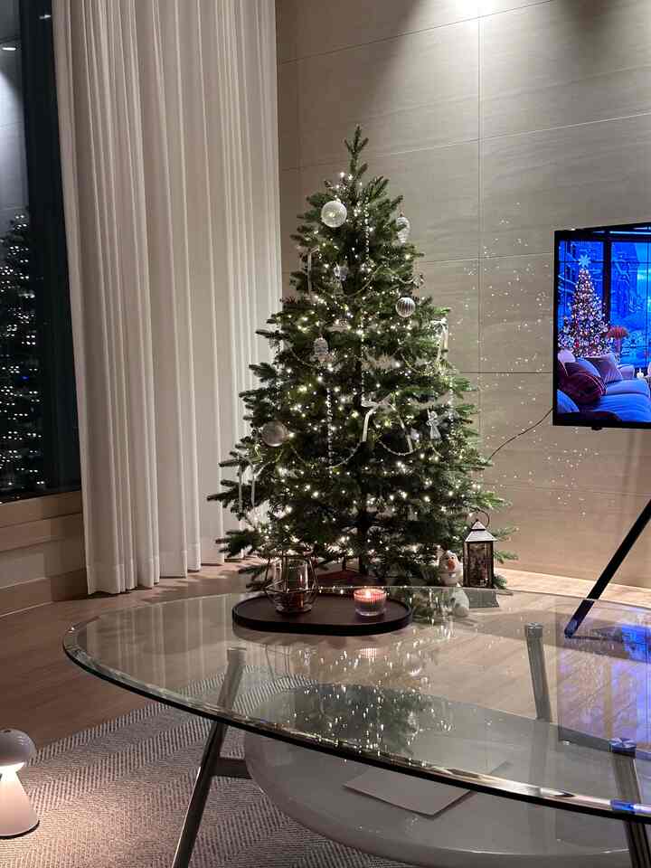 #우리집잘산템빙고 #거실
1. #빌라레코드 ペブルソファテーブル
2.ベベデコツリー+クリスタルオーナメント
3.  #오나먼트 #오너먼트 #트리오너먼트 #christmastreedecorating #christmasdecor #christmasmood #homevlog #크리스마스소품 #거실인테리어 #거실테이블 #유리테이블 #소파테이블 