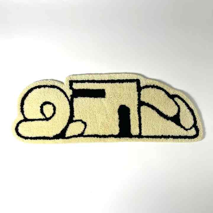 TAKESHI WADA "UNKNOWN" ACRYLIC RUG MADE BY MIYOSHI RUG