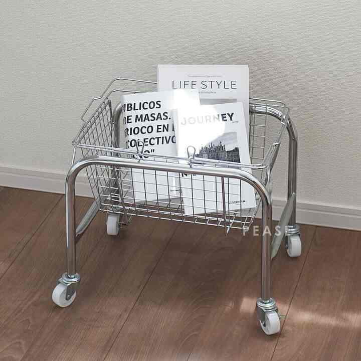 バスケット＆キャスター付き