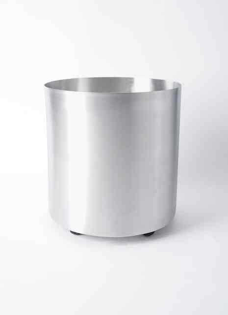 鉢カバー フェルム シリンダー 8号鉢用 アルミニウム キャスター付き #KONTON FE-701A10C