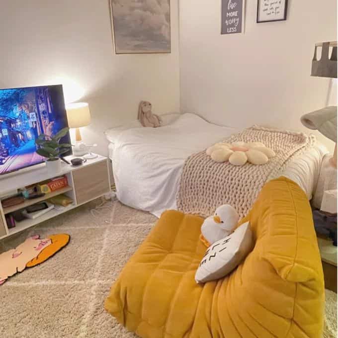  #ColorPop #HomeSanctuary #Togodupes #Togo #CozyLiving #FutonStyle #ScandinavianDecor