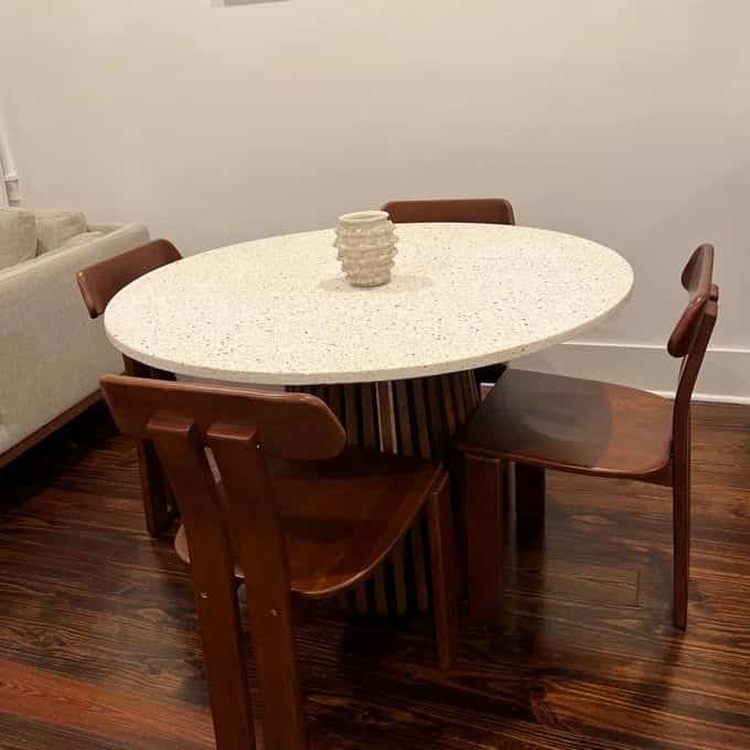 Creating memories in my lovely dining space, complete with these charming antique dining chairs! 🍽️✨ Every meal feels special here. #DiningInStyle #AntiqueCharm #HomeSweetHome"
#DiningTable #MidCenturyModern #WoodFurniture #Hermanmillerdupes #Hermanmillerdiningchair