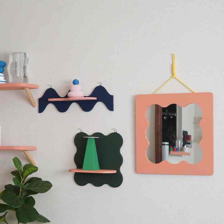 COMOCO.の福袋🎍
絶対に部屋が可愛くなるセット◎

#カラフルインテリア
#ウェーブミラー
#うねうね
#ウォールシェルフ