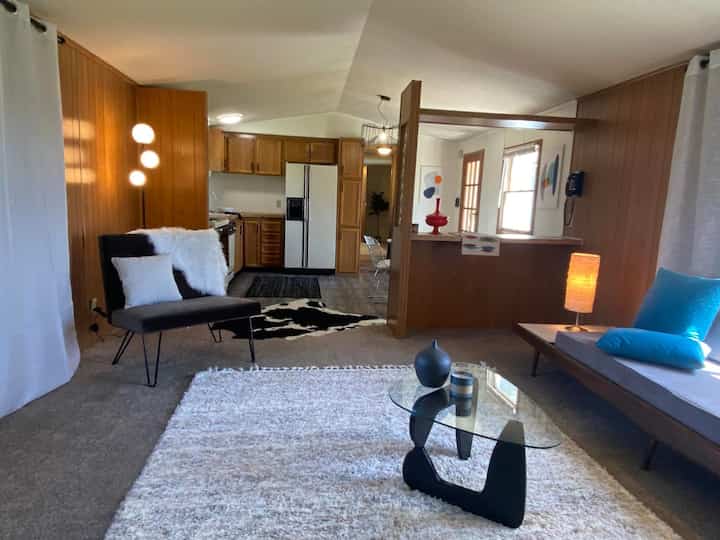 So cozy in my second house! 🏡✨ A perfect escape for relaxation and making memories. Loving every corner! #HomeAwayFromHome #CozyVibes #MidCenturyModern #LoungeChair #GlassCoffeeTable #Hermanmillerdupes #Hermanmiller