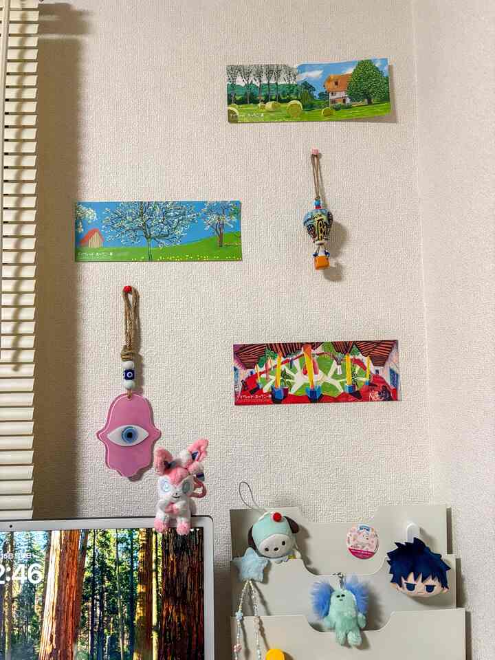 #カラフルインテリア #カラフル #IKEA #イケア #壁掛け #壁 #デスク周り