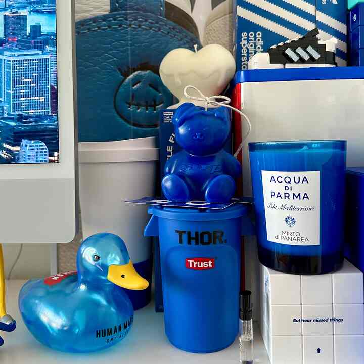 リトル ファイヤー コビーブルー オブジェ キャンドルを使ったコーディネート 3